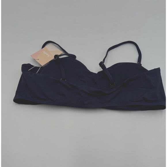 Andie Swim The Rio Bikini Top NWT Navy XL - Picture 5 of 7